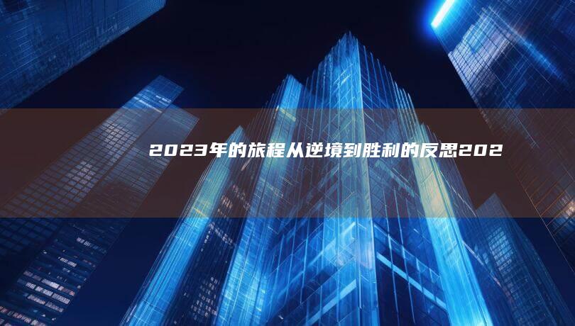 2023 年的旅程：从逆境到胜利的反思 (2023年的兔子是什么命)